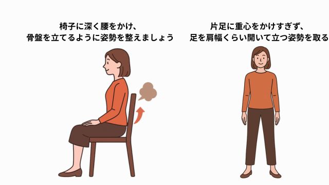 おならをさりげなく逃がす