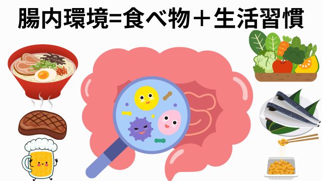 善玉菌が少ない