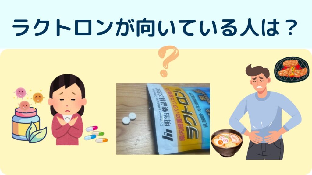 ラクトロンが向いている人は?