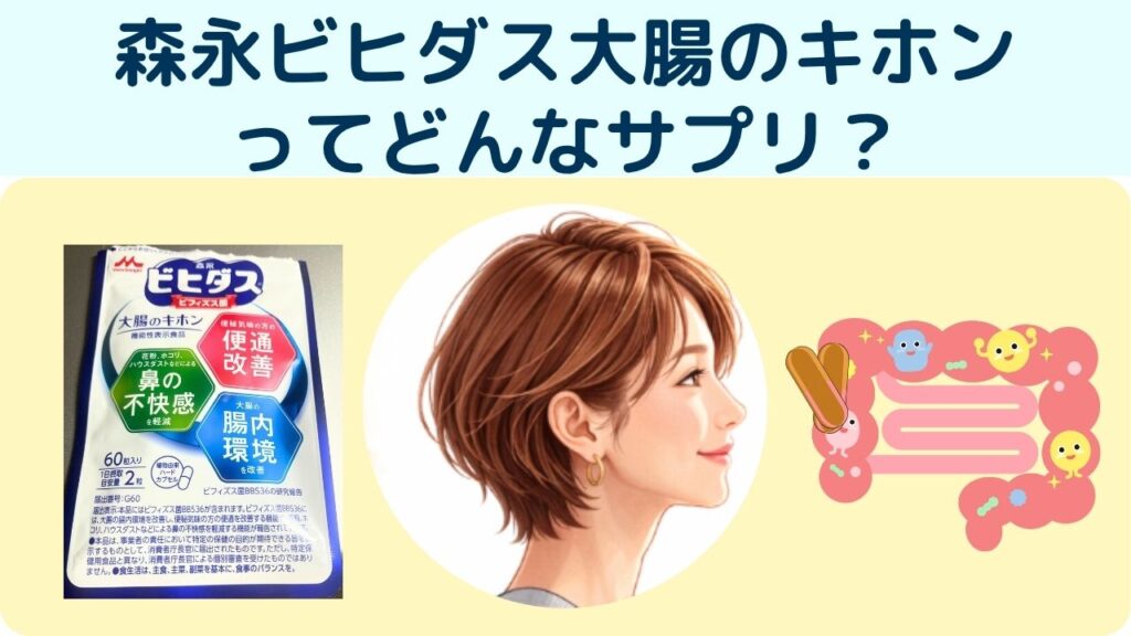 森永ビヒダス大腸のキホン特徴