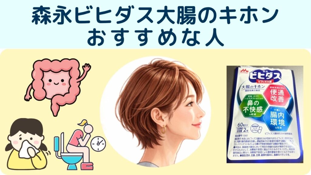 森永ビヒダス大腸のキホンおすすめな人