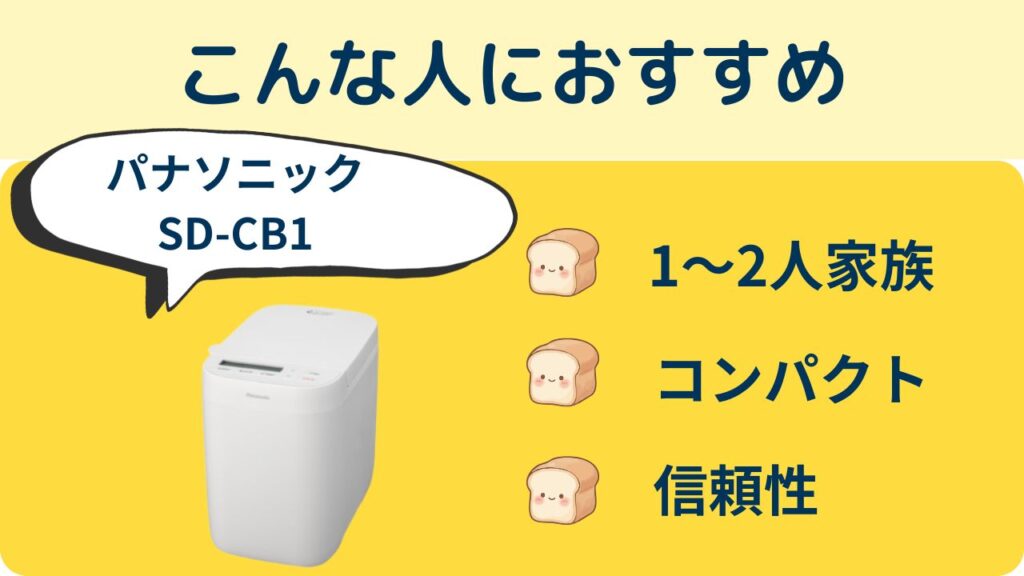 こんな人におすすめパナソニック