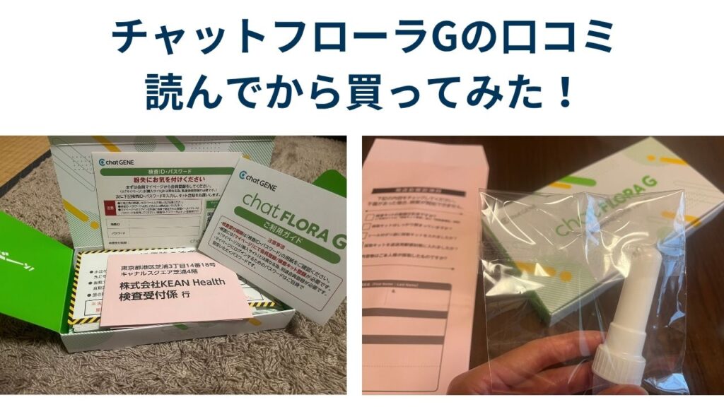 実際のチャットフローラG 開封・同梱物