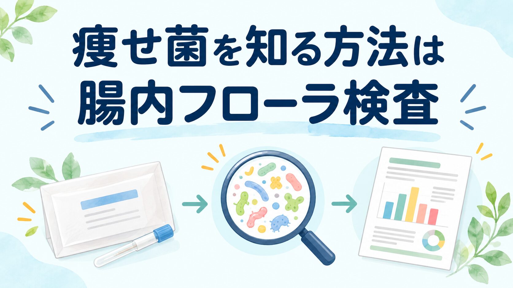 痩せ菌を知る方法は腸内フローラ検査